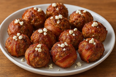 Jenny’s Bacon & Feta Rissoles