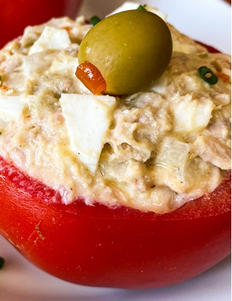 Tuna Stuffed Tomatoes – “Pomidoro col Tonno” an Italian Christmas Spectacular to add to your antipasto platter for special occasions