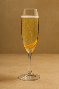 Champagne Cocktail for Christmas Morning